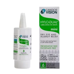 Hylo-Dual Mini Lubricating Eye Drops (5ml)